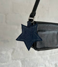 Denim star keyring