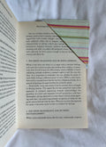 Green striped corner bookmark