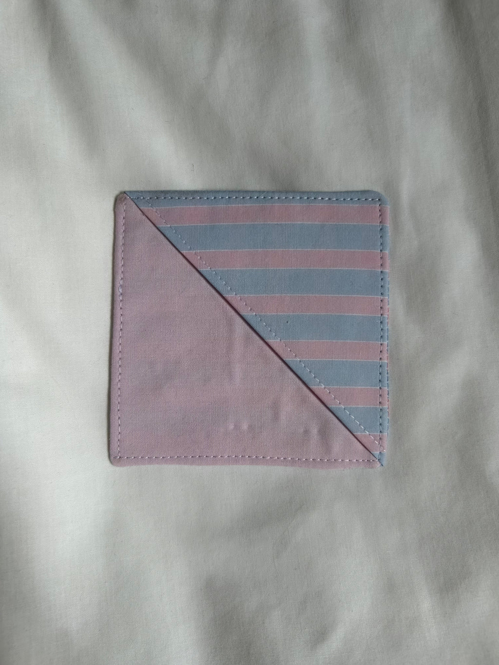 Pink and blue corner bookmark