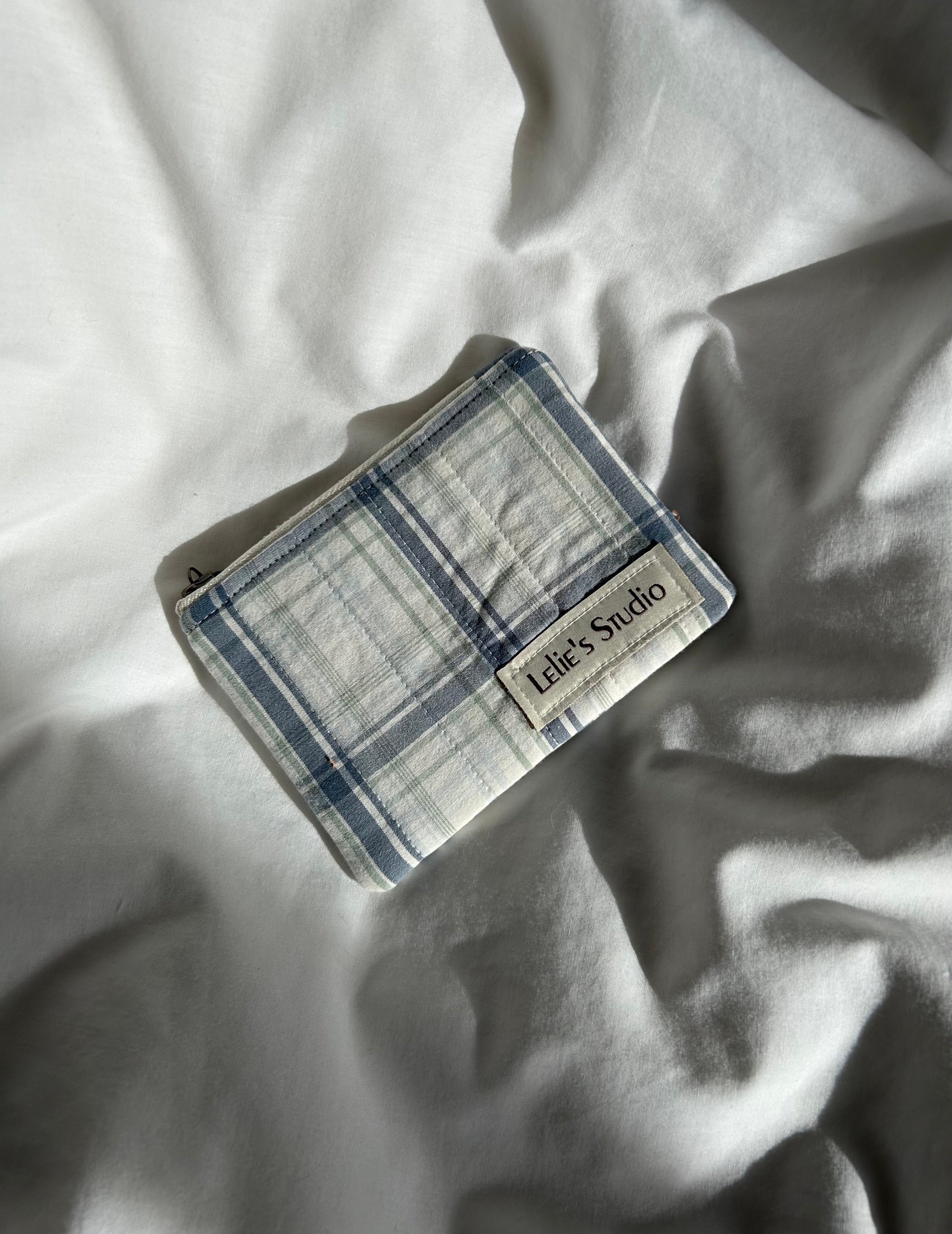 Blue and green coin purse