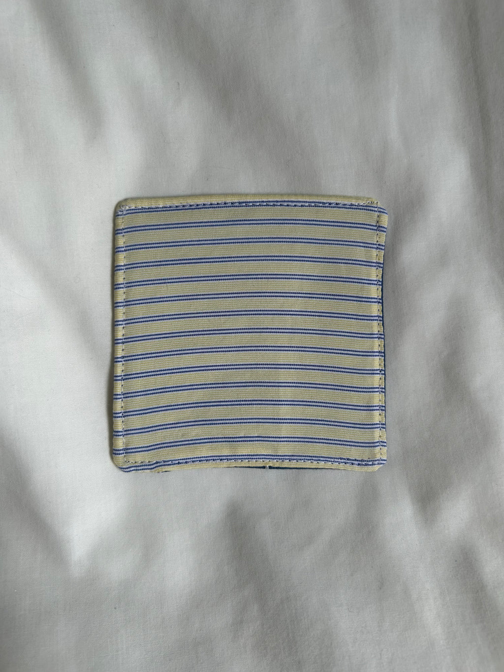 Yellow striped corner bookmark