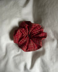 Red and gold scrunchie