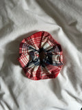 Red white and blue scrunchie