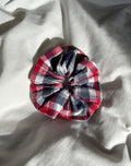 Red blue and white scrunchie
