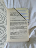 Yellow striped corner bookmark