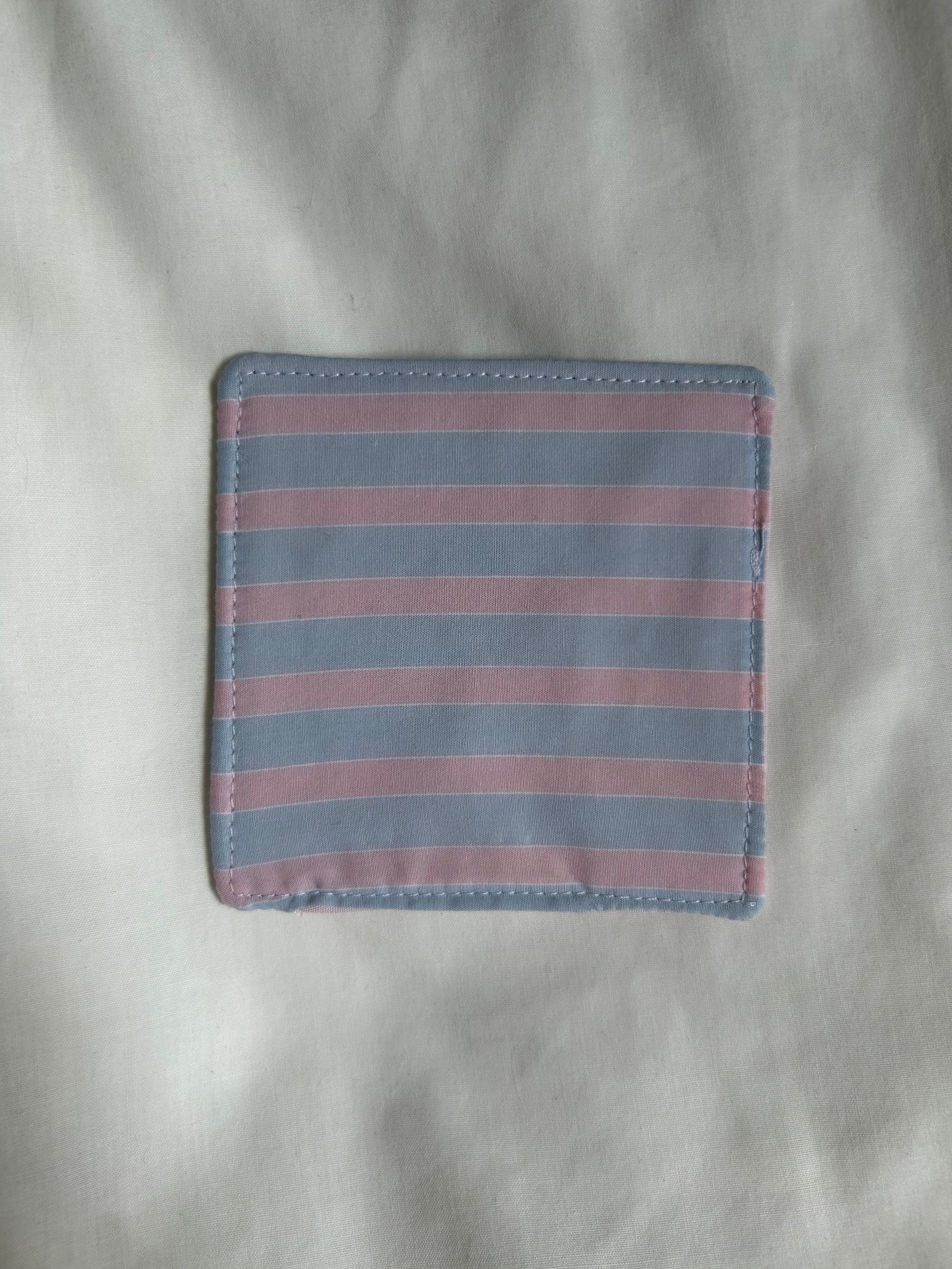 Pink and blue corner bookmark