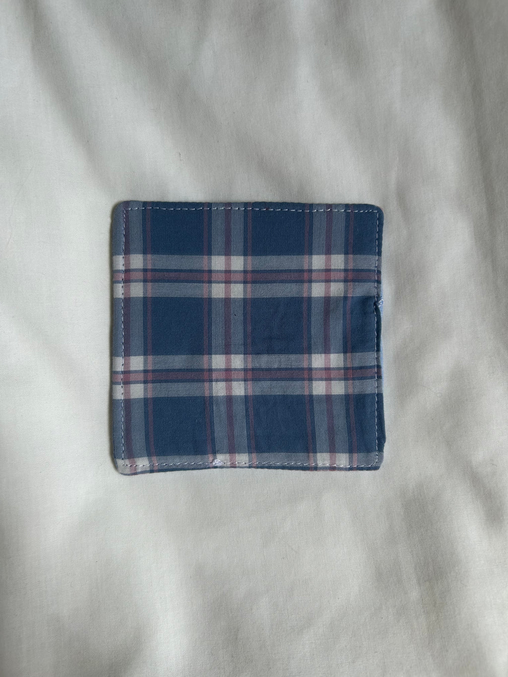 Blue white and pink corner bookmark