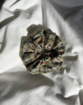 Green blue and red scrunchie