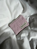 White and red coin purse