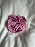 Plain pink scrunchie