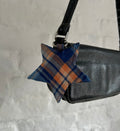 Orange and blue star keyring