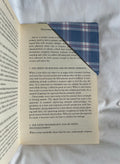 Blue white and pink corner bookmark