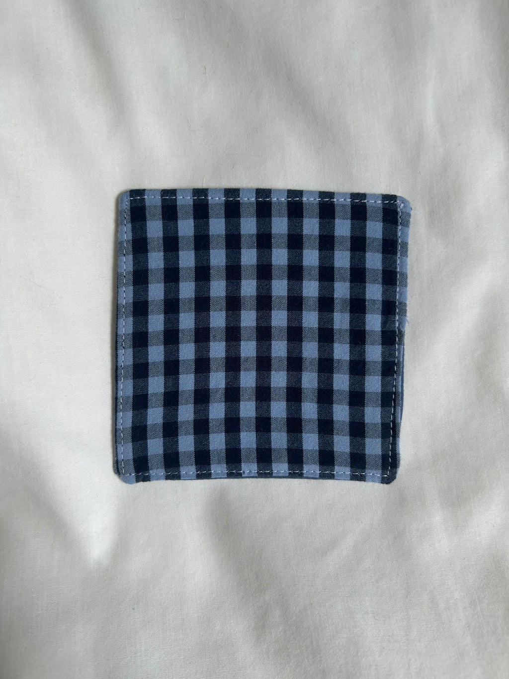 Blue corner bookmark