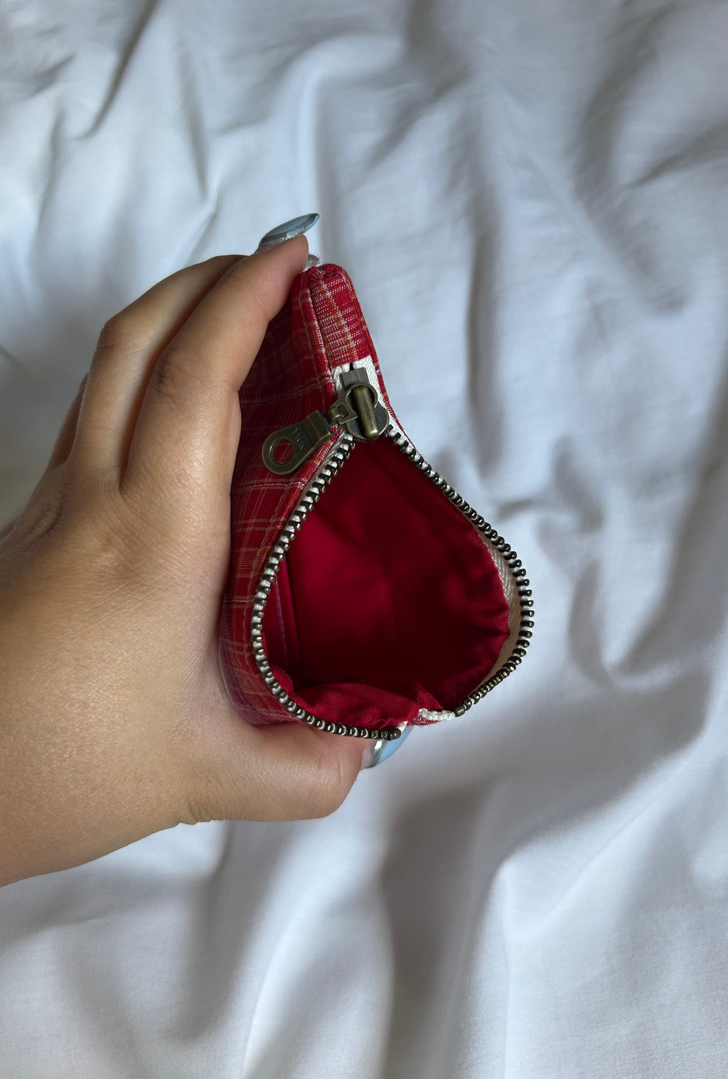 Red and gold coin purse